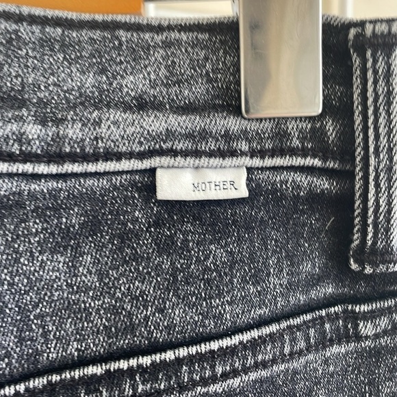 Mother - High Rise Wide Legged Pants - Dark Wash - 26 - Picture 7 of 16